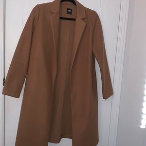 Tanned material coat